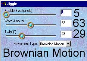 settings for Eye Candy Jiggle