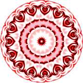 Circle with pink fill