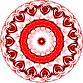 Circle with red fill